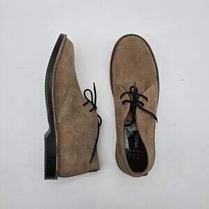 Veldskoen Shoes Mens 14 48 Tan Beige Brown Heritage Black Sole Low Chukka Safari